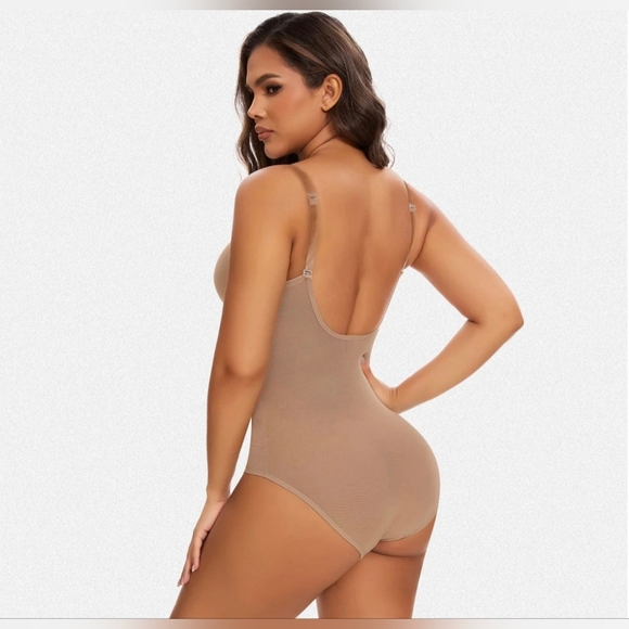 Shaperin Backless U Plunge Scuipting Butt-Lifting Shapewear Bodysuit #829 - Picture 6 of 7